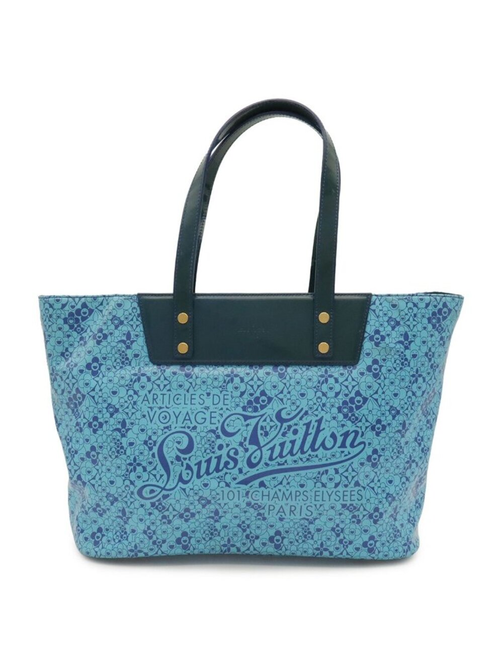 Louis Vuitton Cosmic Blossom PM Tote Shoulder Bag Beach Line Takashi Murakami